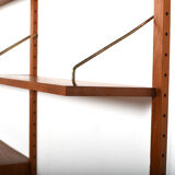 Teak Royal System with conical Desk by Poul Cadovius