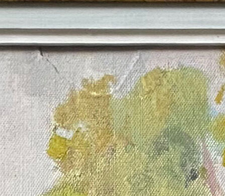 HSP painting "Trees at Flatford Mill" by Bonella Woodhead + frame England