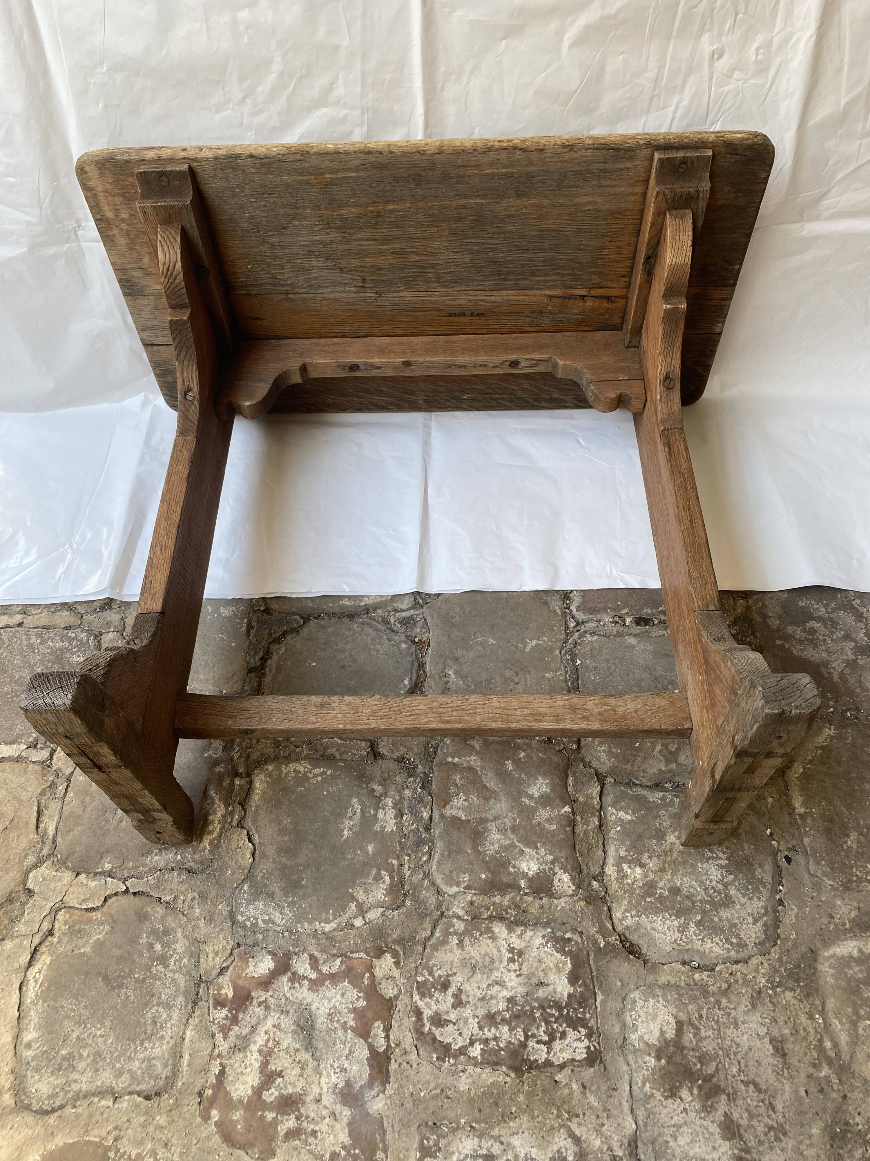 School desk or old bistro table