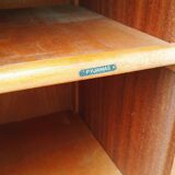 English wardrobe boarding art deco