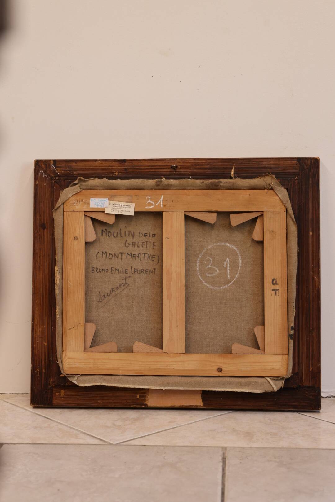 Oil on canvas - Bruno Emile Laurent