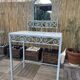 Vintage marble dressing table with mirror