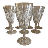 Set of 8 champagne flutes
