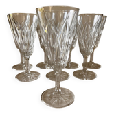 Set of 8 champagne flutes