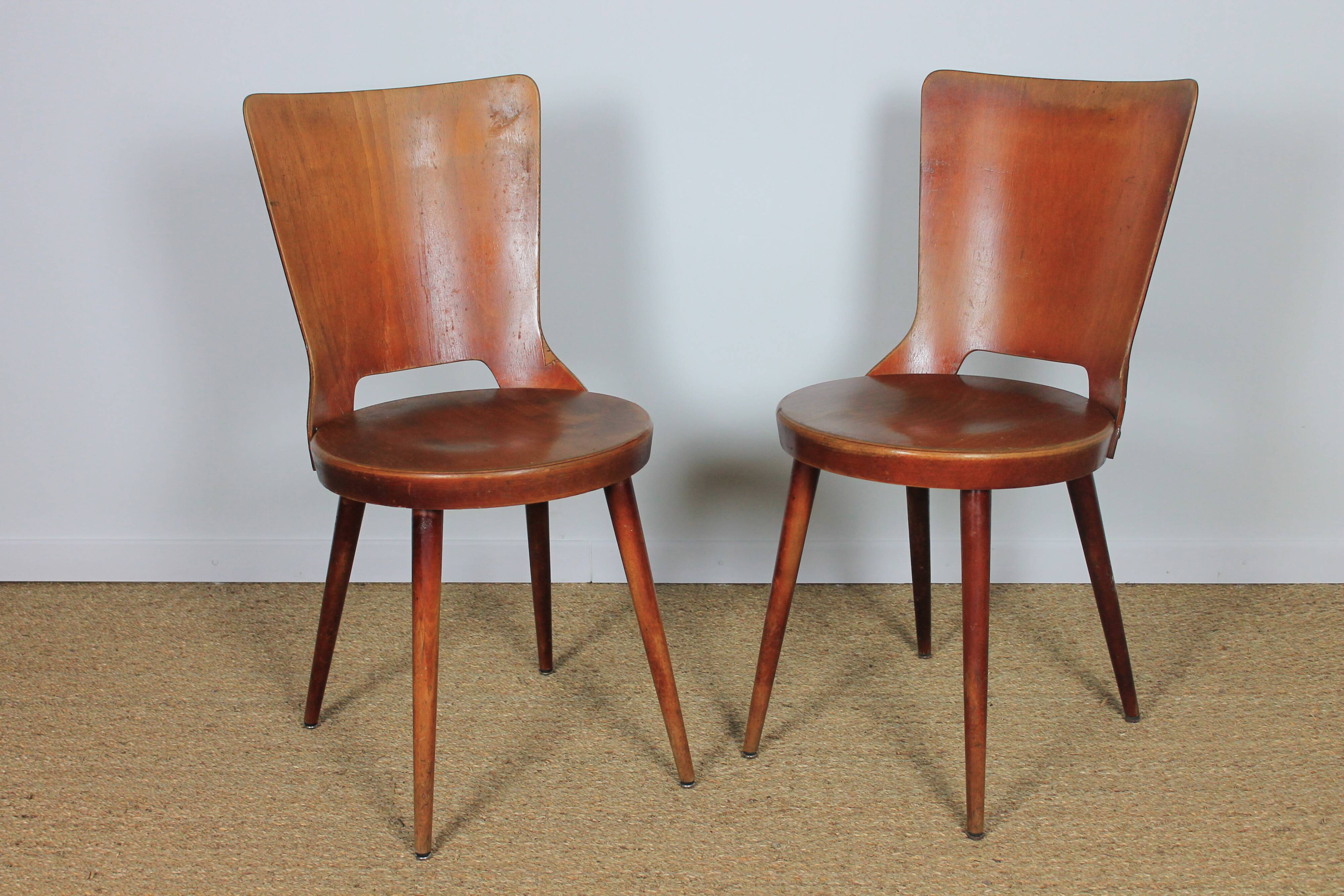 Pair of Baumann Dove chairs
