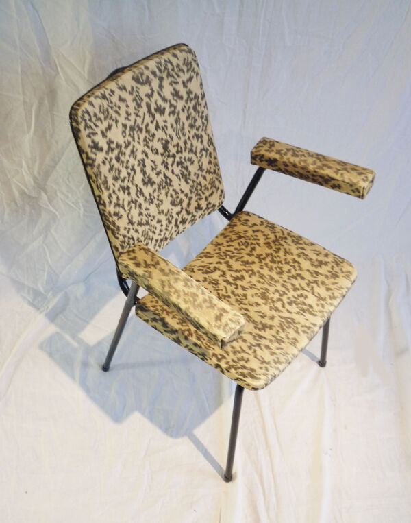 Set de 2 petits fauteuils noir et blanc