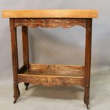 Rolling Trolley In Walnut