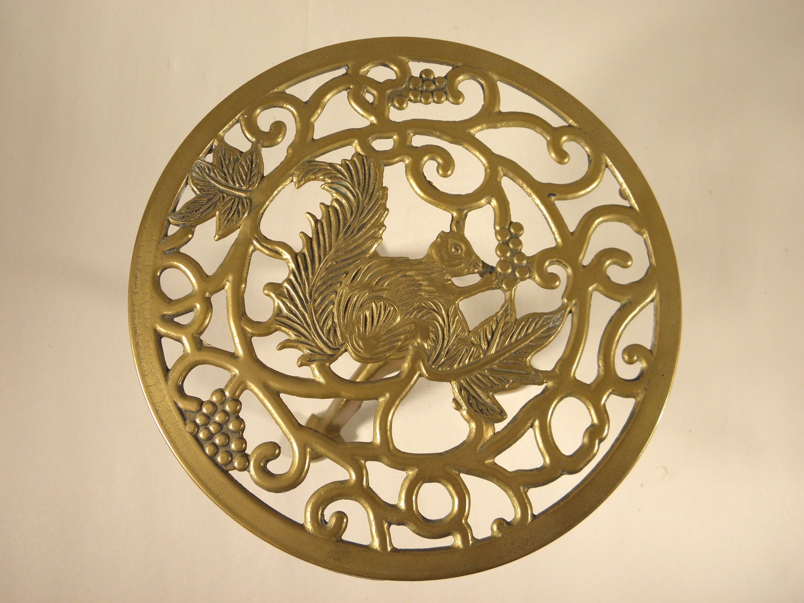 Brass underside