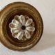 Large round door handles in gilded wood and Old Paris porcelain, circa 1900