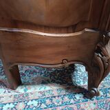 Rococo library in walnut