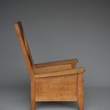 Oak Armchair by Robert Mouseman Thompson, 1940s
