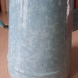 Green enamelled sheet metal coffee maker