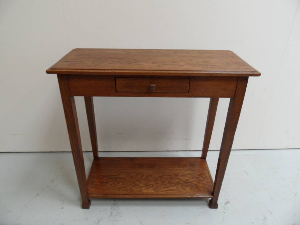 Antique oak sidetable
