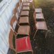 Lot 10 chaises d'école