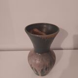 Green stoneware vase