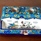 Longwy enamel inkwell