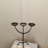 Candle holder wrought iron candle