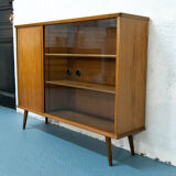 Console with sliding doors