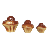 3 ceramic nesting pots