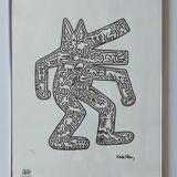 Keith Haring screen print