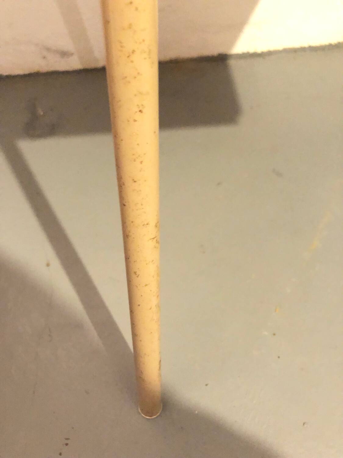 1960 VINTAGE DESK FORMICA METAL TUBING 4 DRAWERS