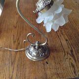 Brass lamp, circa 1900