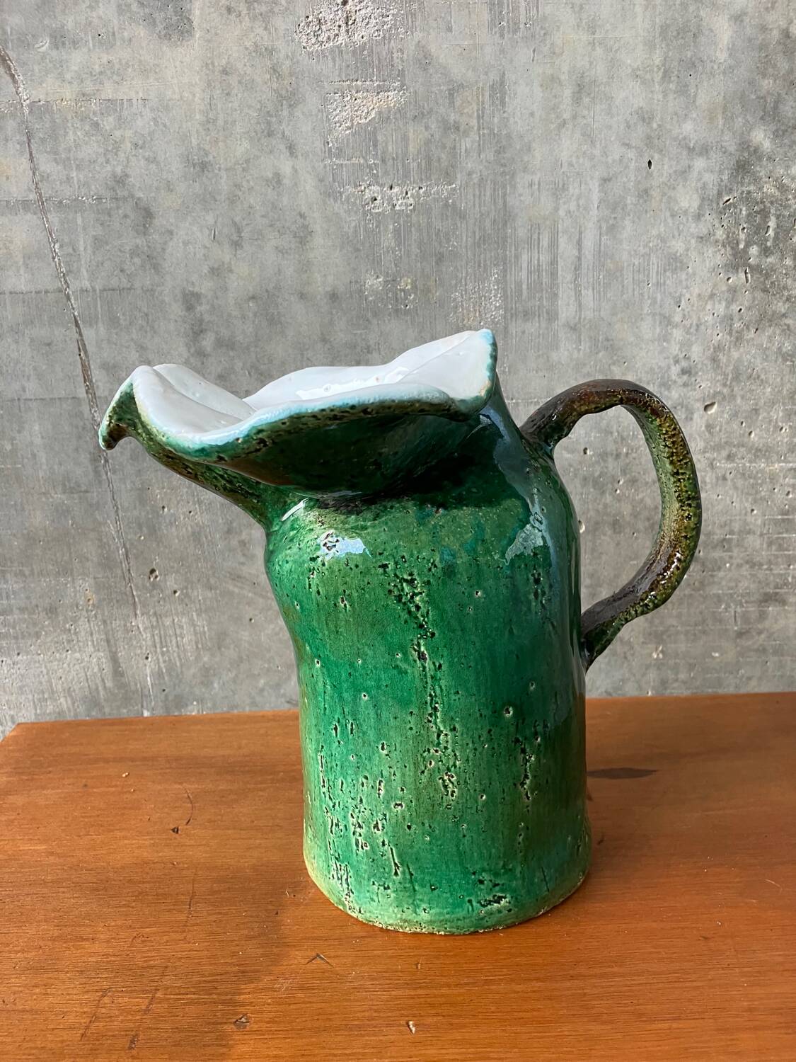 Vintage ceramic pitcher