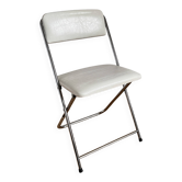 Chaise pliante skaï