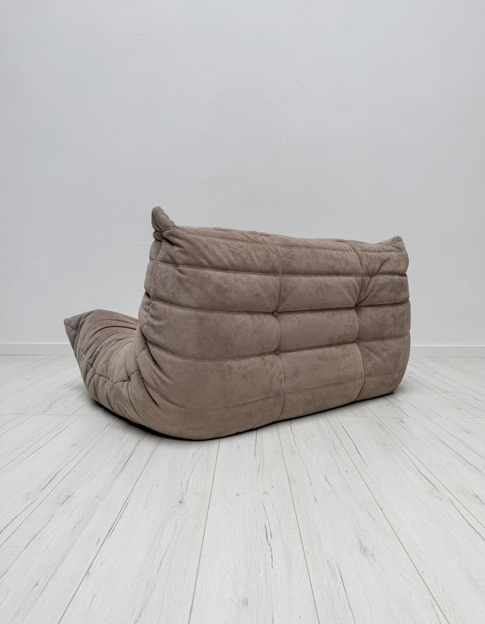 1990s vintage original Alcantara Togo 2-seater by Michel Ducaroy for Ligne Roset