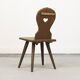 Chaise d'art populaire primitif