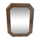 Miroir octogonal en bois doré 88 x 68 cm