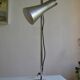Brushed aluminium and chrome metal desk lamp 70's 1970