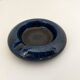 Vintage blue ashtray signed