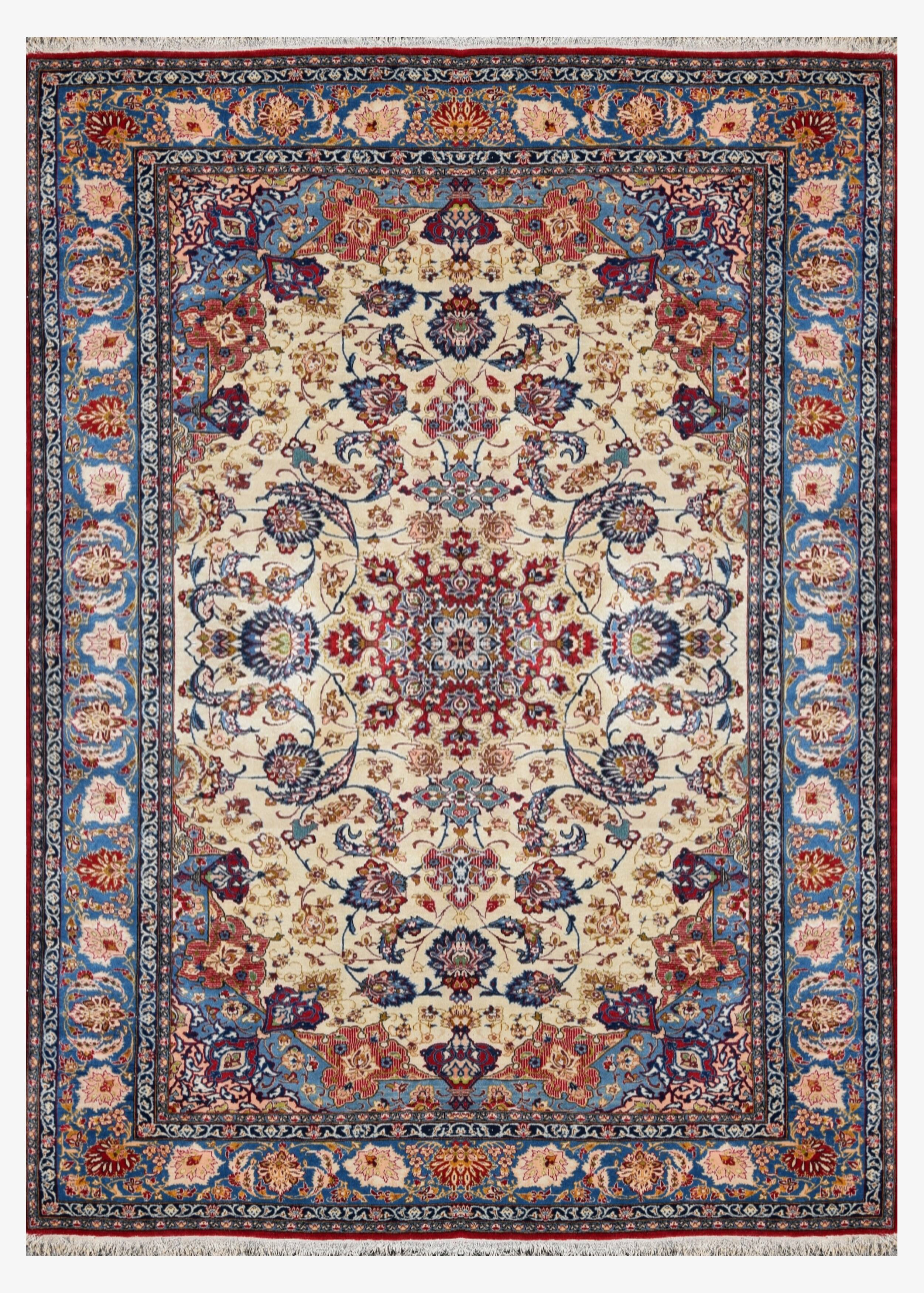 Grand tapis d'orient Ispahan – Iran, époque du Shah : 258 × 375 cm