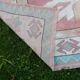 Vintage Turkish Oushak rug with soft color hand knotted rug 170 x 216 cm