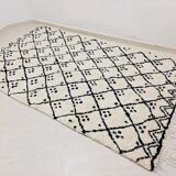 Tapis marocain en laine berbère 253 x 142cm