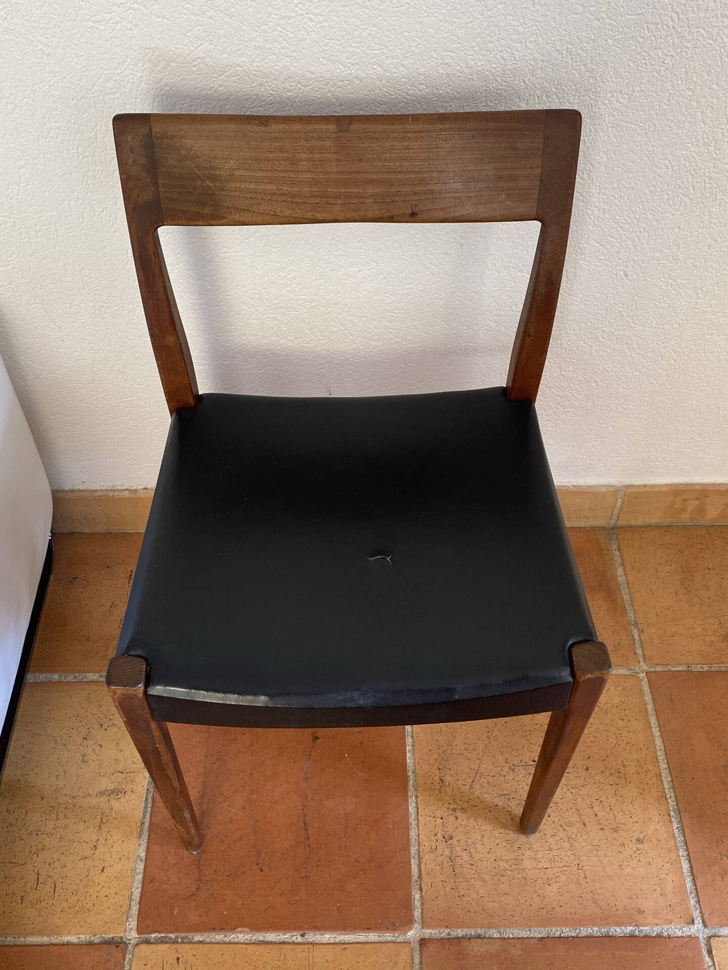 Teak chair, Kobtiki by Yngve Ekstrom for Hugo Troeds, 1960s.