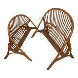 Rattan bed