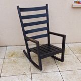 Rocking-chair en bois