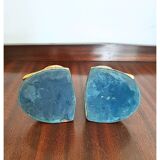 Serres livres canard en laiton