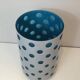 Vase design en verre overlay