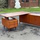 Desk Jacques Hauville 1960 bema and enfilade desk