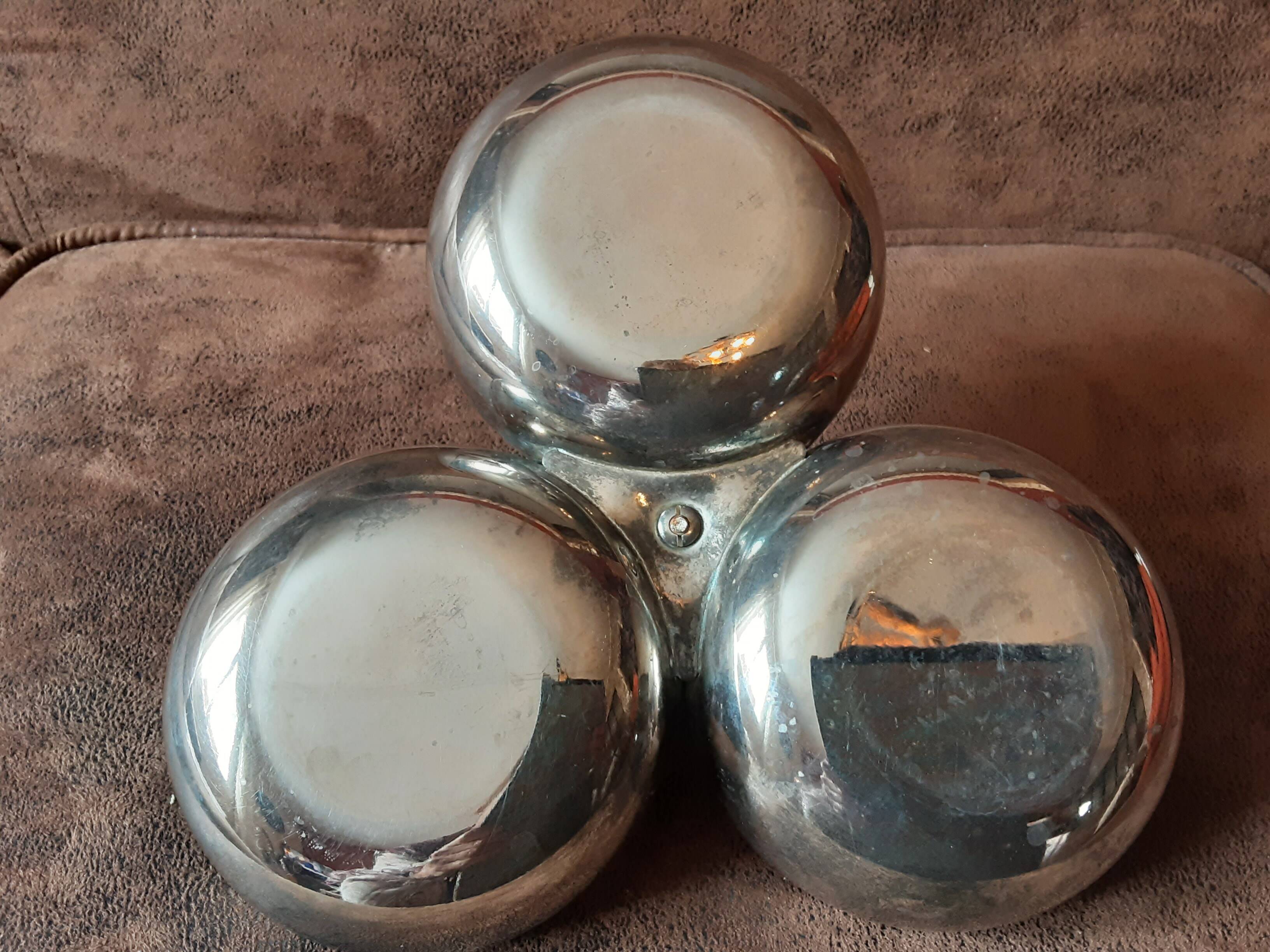 Stainless steel aperitif compartment dish
