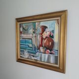Oil on canvas Signed Stéphane Sciortino