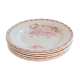 Serving of 6 plates in iron earth