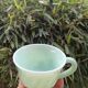 Lot de tasses en opaline verte