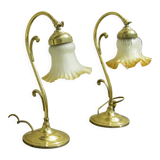 Paire de lampes vintages