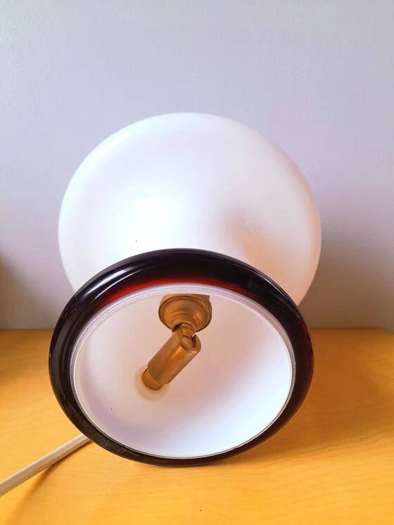 Mushroom lamp made of blown glass from Murano, 1970.