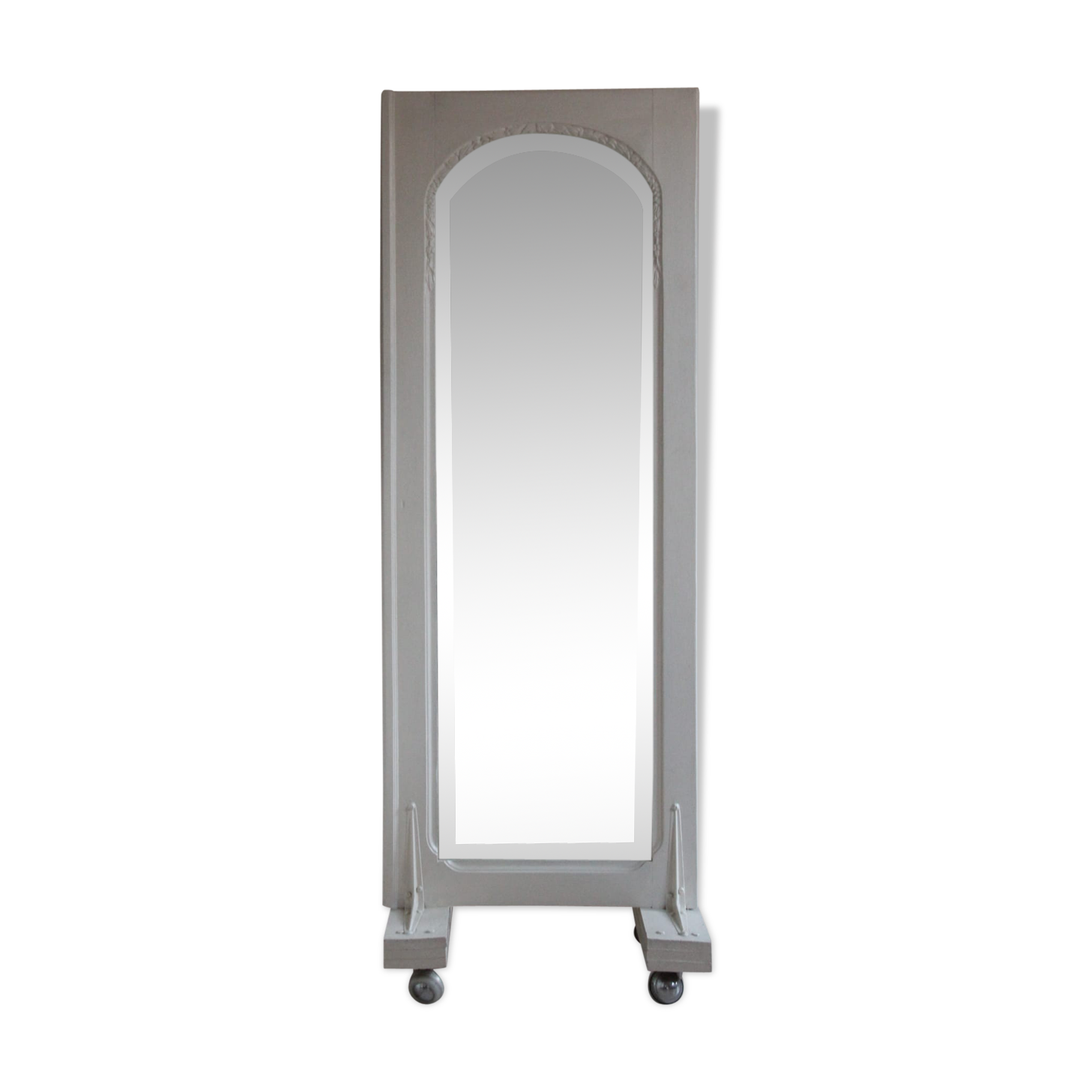 Couturier mirror on wheels 59x166cm