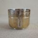 Silver metal cup monogram LJ